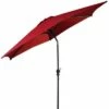 Costway 10FT Patio Umbrella 6 Ribs Market Steel Tilt W/ Crank Outdoor Garden Burgundy -Deals Patio Umbrellas Store unnamed file 2125