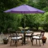 Northlight 9ft Outdoor Patio Market Umbrella with Hand Crank and Tilt - Purple -Deals Patio Umbrellas Store unnamed file 2139