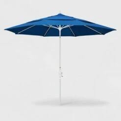 11' Sun Master Patio Umbrella Collar Tilt Crank Lift – California Umbrella Pacific Blue