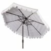 Maui 9' Auto Tilt Crank Umbrella - Safavieh Beige -Deals Patio Umbrellas Store unnamed file 2161