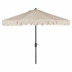 9' Elegant Valance Umbrella - Safavieh Navy / White -Deals Patio Umbrellas Store unnamed file 2201