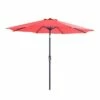 Captiva Designs 9' x 9' Outdoor Patio Market Umbrella with Push Button Tilt Crank Red -Deals Patio Umbrellas Store unnamed file 2204