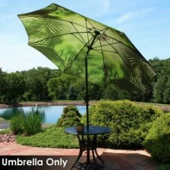 Sunnydaze Decor Sunnydaze Outdoor Aluminum Inside Out Patio Umbrella with Push Button Tilt and Crank - 8' - Green Tropical Leaf 19 Sunnydaze Decor Sunnydaze Outdoor Aluminum Inside Out Patio Umbrella with Push Button Tilt and Crank - 8' - Green Tropical Leaf -Deals Patio Umbrellas Store unnamed file 2243