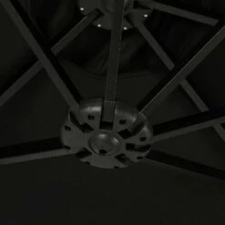 Island Umbrella 15' x 9' Eclipse Dual Market Patio Umbrella Black -Deals Patio Umbrellas Store unnamed file 2305