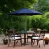 Northlight 7.5' Octagon Outdoor Patio Market Umbrella with Hand Crank - Navy Blue -Deals Patio Umbrellas Store unnamed file 2318