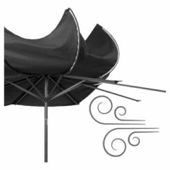 10' Wind Resistant Tilting Patio Umbrella - CorLiving Red 18 10' Wind Resistant Tilting Patio Umbrella - CorLiving Red -Deals Patio Umbrellas Store unnamed file 2339