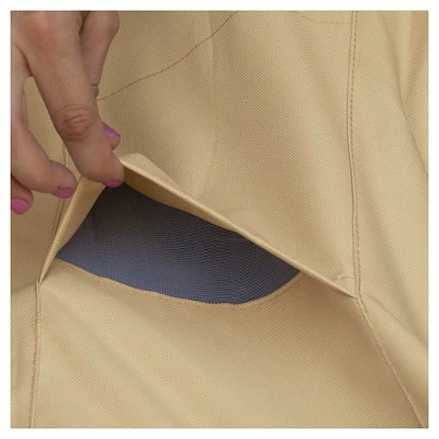 Veranda Offset Patio Umbrella Cover - Light Pebble - Classic Accessories 5 Veranda Offset Patio Umbrella Cover - Light Pebble - Classic Accessories - Image 3