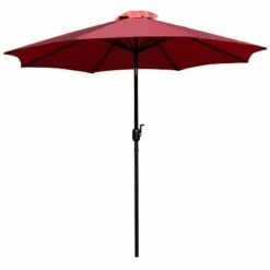 Flash Furniture 9 FT Round Umbrella with 1.5" Diameter Aluminum Pole with Crank and Tilt Function -Deals Patio Umbrellas Store unnamed file 2445