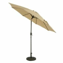 Island Umbrella 9' Parisian Market Patio Umbrella Coffee