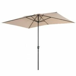 Captiva Designs 10 ' x 6.6' Rectangular Outdoor Patio Market Umbrella with Straight Crank Red -Deals Patio Umbrellas Store unnamed file 2526