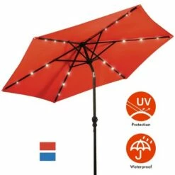 Costway 9FT Patio Solar Umbrella LED Steel Tilt With Crank -Deals Patio Umbrellas Store unnamed file 2530