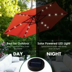 Costway 9FT Patio Solar Umbrella LED Steel Tilt With Crank -Deals Patio Umbrellas Store unnamed file 2533