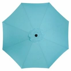Northlight 9' Outdoor Patio Market Umbrella with Hand Crank and Tilt - Turquoise Blue -Deals Patio Umbrellas Store unnamed file 2540