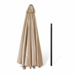 Nuu Garden 9.8' Outdoor Market Umbrella Red -Deals Patio Umbrellas Store unnamed file 2560