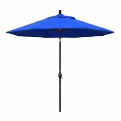 9' Aluminum Push Button Tilt Crank Sunbrella Patio Umbrella - California Umbrella Pacific Blue -Deals Patio Umbrellas Store unnamed file 2586