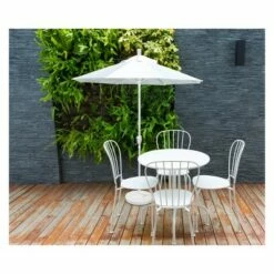 California Umbrella 7.5' Aluminum Push Tilt Patio Umbrella - Pacific Blue