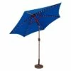 Tropishade 9' Round Lighted Patio Umbrella - Blue -Deals Patio Umbrellas Store unnamed file 2604