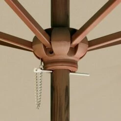 9' x 9' Round Wood Grain Steel Patio Umbrella - Astella Pacific Blue -Deals Patio Umbrellas Store unnamed file 2671