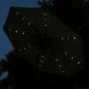 Sunnydaze Decor Sunnydaze Outdoor Solar Patio Umbrella with Polyester Canopy, LED Lights and Push Button Tilt and Crank - 9' - Beige -Deals Patio Umbrellas Store unnamed file 2689