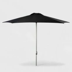 9' Hurst Push Up Umbrella - Safavieh Black -Deals Patio Umbrellas Store unnamed file 2702