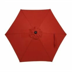 Sunnydaze Decor Sunnydaze Outdoor Aluminum Patio Table Umbrella with Polyester Canopy and Tilt and Crank Shade Control - 7.5' - Burnt Orange -Deals Patio Umbrellas Store unnamed file 2718