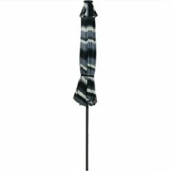 Sunnydaze Decor Sunnydaze Outdoor Aluminum Patio Umbrella with Solar Lights, Tilt, and Crank - 9' - Catalina Beach Stripe -Deals Patio Umbrellas Store unnamed file 2734