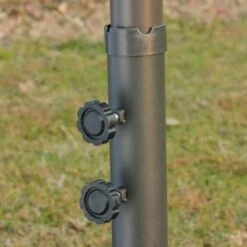 Outsunny 15' Steel Rectangular Outdoor Double Sided Market Patio Umbrella with UV Sun Protection & Easy Crank Wine Red -Deals Patio Umbrellas Store unnamed file 2766