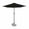 Island Umbrella 9' x 4.5' Lanai Half Patio Umbrella Black -Deals Patio Umbrellas Store unnamed file 2780