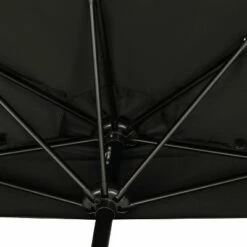 Island Umbrella 9' x 4.5' Lanai Half Patio Umbrella Black -Deals Patio Umbrellas Store unnamed file 2784