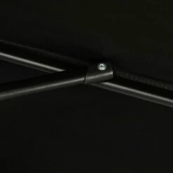 Island Umbrella 9' x 4.5' Lanai Half Patio Umbrella Black -Deals Patio Umbrellas Store unnamed file 2785