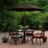 Northlight 9ft Outdoor Patio Market Umbrella with Wooden Pole, Brown -Deals Patio Umbrellas Store unnamed file 2811