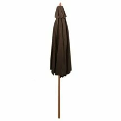 Northlight 9ft Outdoor Patio Market Umbrella with Wooden Pole, Brown -Deals Patio Umbrellas Store unnamed file 2813