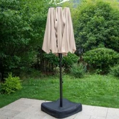 Captiva Designs 13' x 6.5' Rectangular Outdoor Patio Market Umbrella Navy -Deals Patio Umbrellas Store unnamed file 2838