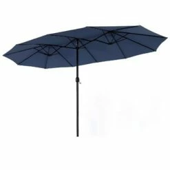 Captiva Designs 13' x 6.5' Rectangular Outdoor Patio Market Umbrella Navy -Deals Patio Umbrellas Store unnamed file 2841