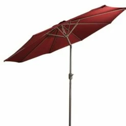 Northlight 9' Octagon Outdoor Patio Market Umbrella with Hand Crank and Tilt - Burgundy -Deals Patio Umbrellas Store unnamed file 2846
