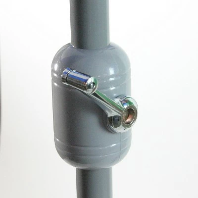 Northlight 9' Ford Officially Licenced Outdoor Patio Umbrella with Hand Crank and Tilt - Blue 4 Northlight 9' Ford Officially Licenced Outdoor Patio Umbrella with Hand Crank and Tilt - Blue - Image 2