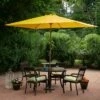 Northlight 8.5' Outdoor Patio Market Umbrella with Hand Crank - Yellow -Deals Patio Umbrellas Store unnamed file 2854