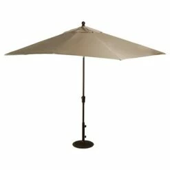 Island Umbrella Caspian Market Umbrella (8' x 10') Stone -Deals Patio Umbrellas Store unnamed file 2878
