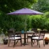 Northlight 7.5' Outdoor Patio Market Umbrella with Hand Crank - Purple -Deals Patio Umbrellas Store unnamed file 2901