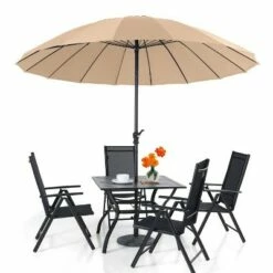 Captiva Designs 10' x 10' Outdoor Patio Market Umbrella with Tilt Crank Beige 19 Captiva Designs 10' x 10' Outdoor Patio Market Umbrella with Tilt Crank Beige -Deals Patio Umbrellas Store unnamed file 2913