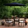 Northlight 9ft Outdoor Patio Market Umbrella with Hand Crank and Tilt, Navy Blue -Deals Patio Umbrellas Store unnamed file 2914