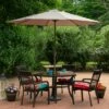 Northlight 9ft Outdoor Patio Market Umbrella with Hand Crank and Tilt - Taupe -Deals Patio Umbrellas Store unnamed file 2921