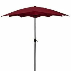 Northlight 8.85ft Outdoor Patio Lotus Umbrella with Hand Crank, Burgundy -Deals Patio Umbrellas Store unnamed file 2930