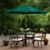 Northlight 9ft Outdoor Patio Market Umbrella with Hand Crank and Tilt, Hunter Green -Deals Patio Umbrellas Store unnamed file 2934