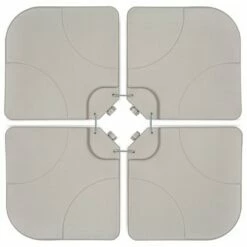 Best Choice Products 4-Piece Cantilever Offset Patio Umbrella Stand Square Base Plate Set w/ Easy-Fill Spouts -Deals Patio Umbrellas Store unnamed file 2948