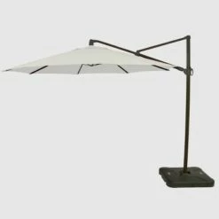 11' Offset Patio Umbrella Sunbrella Spectrum - Black Pole - Smith & Hawken™ Indigo -Deals Patio Umbrellas Store unnamed file 301