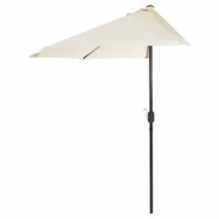 9' Half Round Patio Umbrella - Pure Garden Off White -Deals Patio Umbrellas Store unnamed file 358