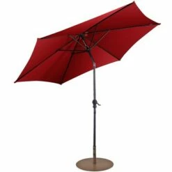 Costway 10ft Patio Umbrella Outdoor W/ 59 LBS Heavy-Duty Round Umbrella Stand -Deals Patio Umbrellas Store unnamed file 385