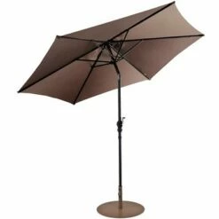Costway 10ft Patio Umbrella Outdoor W/ 59 LBS Heavy-Duty Round Umbrella Stand -Deals Patio Umbrellas Store unnamed file 387