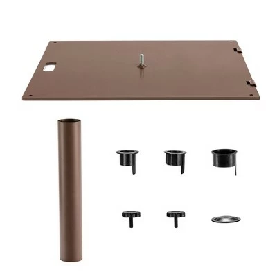 Costway 10ft Solar Lights Patio Umbrella Outdoor W/ 50 LBS Movable Umbrella Stand 9 Costway 10ft Solar Lights Patio Umbrella Outdoor W/ 50 LBS Movable Umbrella Stand - Image 7